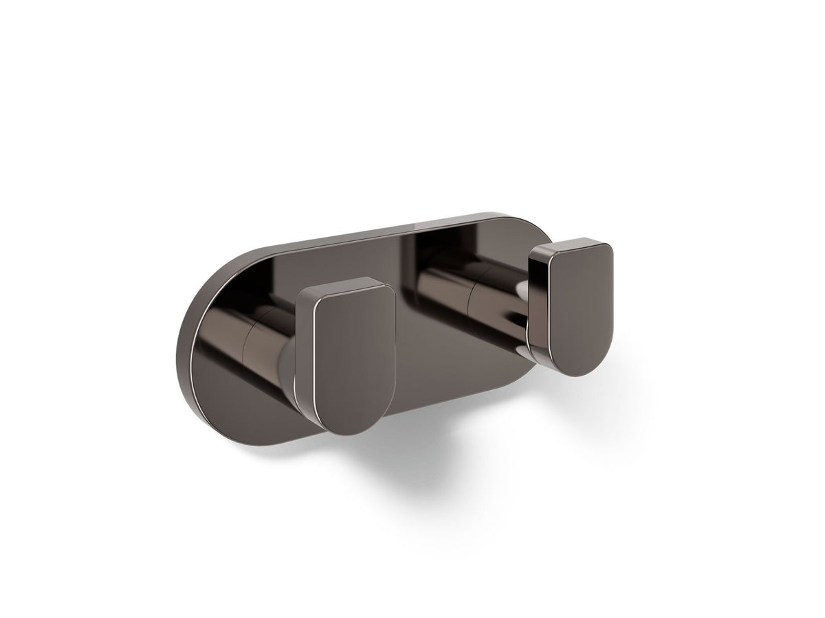 KOHLER K-73146-TT Composed Double Robe Hook - Vibrant Titanium