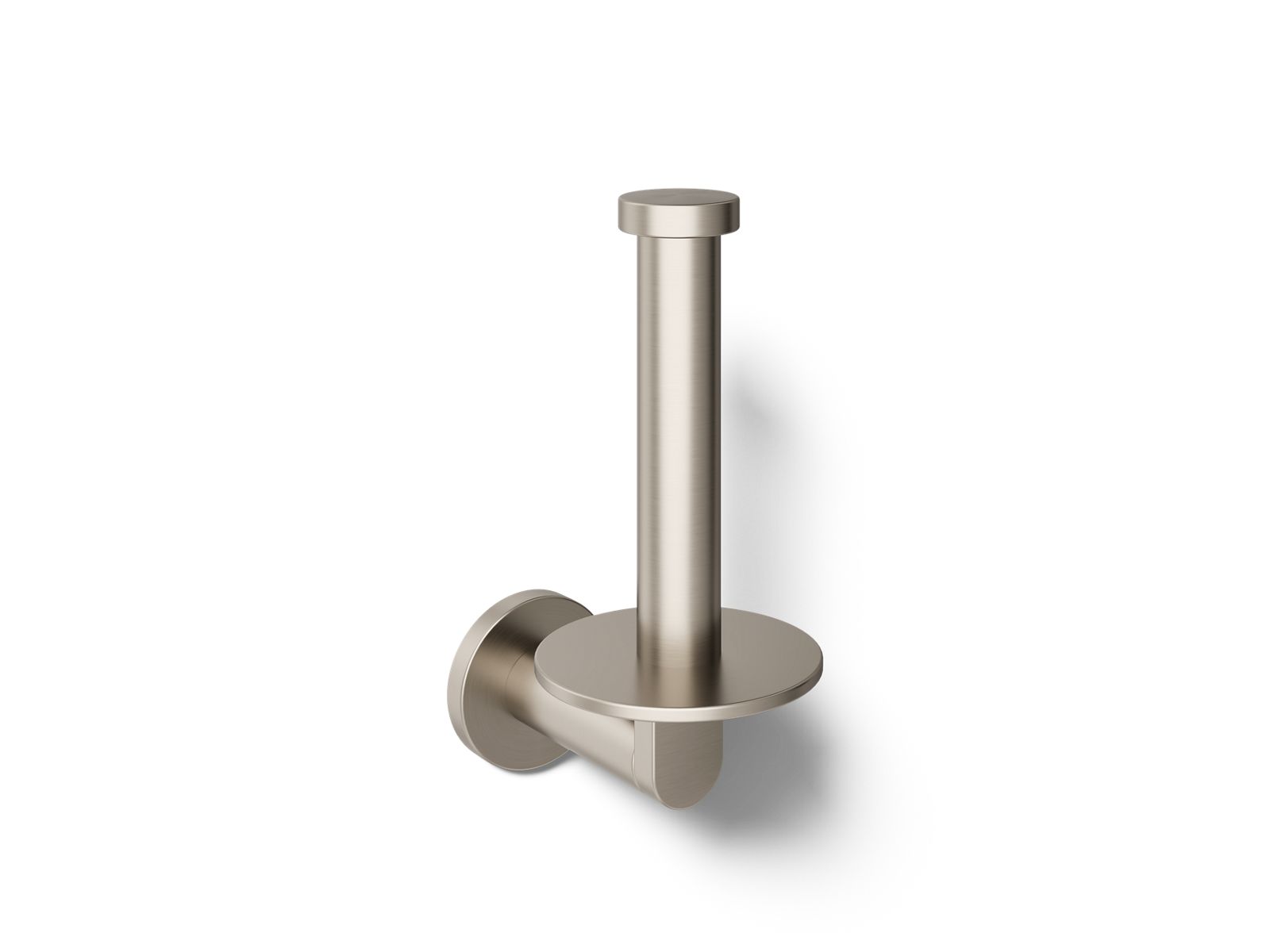 KOHLER K-73148-BN Composed Vertical Toilet Paper Holder - Vibrant Brushed Nickel