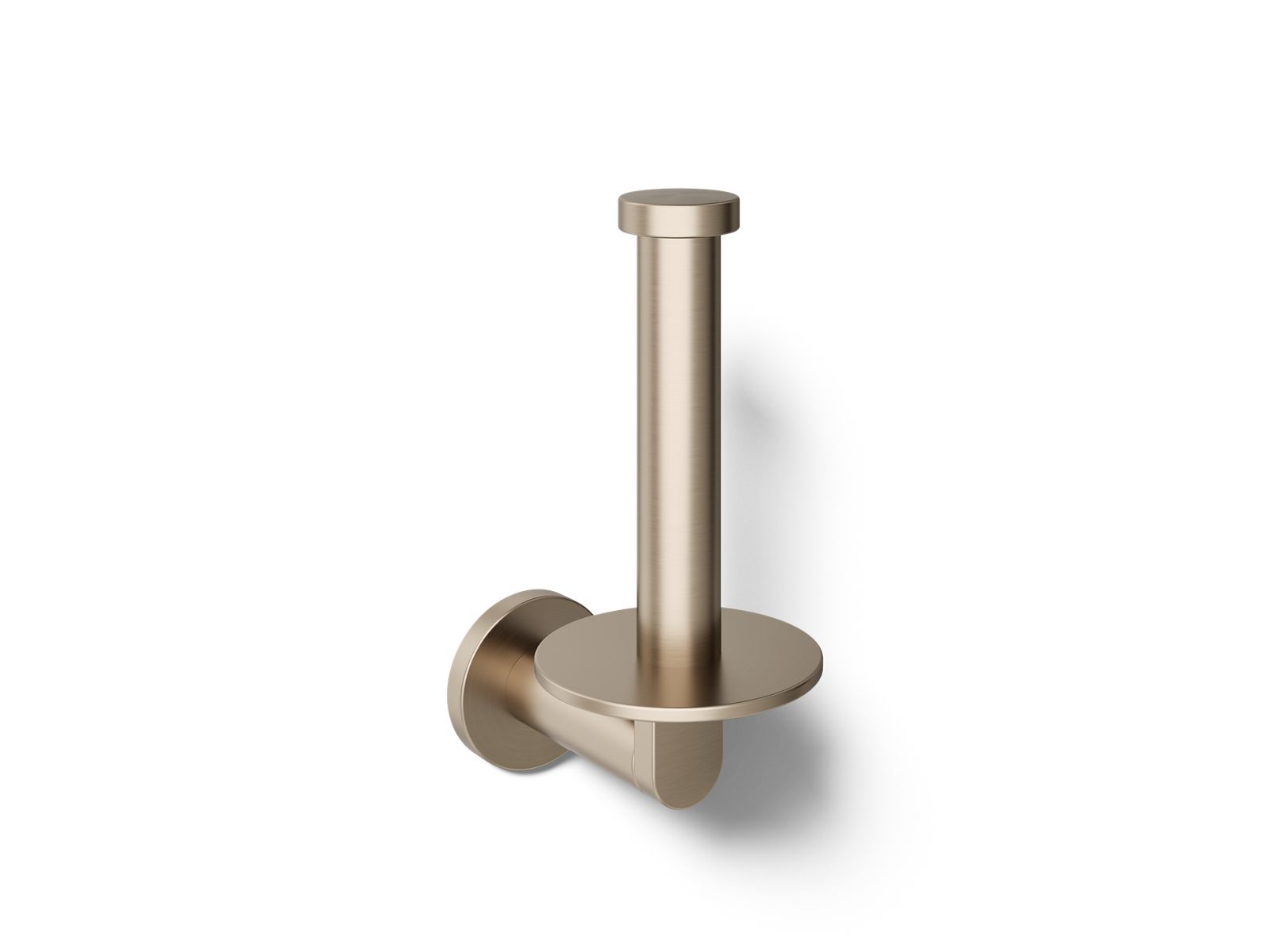 KOHLER K-73148-BV Composed Vertical Toilet Paper Holder - Vibrant Brushed Bronze