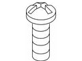KOHLER Screw, M4-0.7 X 12, Pan, K-73163