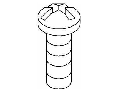 KOHLER Screw, M4-0.7 X 12, Pan, K-73163