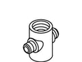 KOHLER Cross, Hose Connection, K-73801