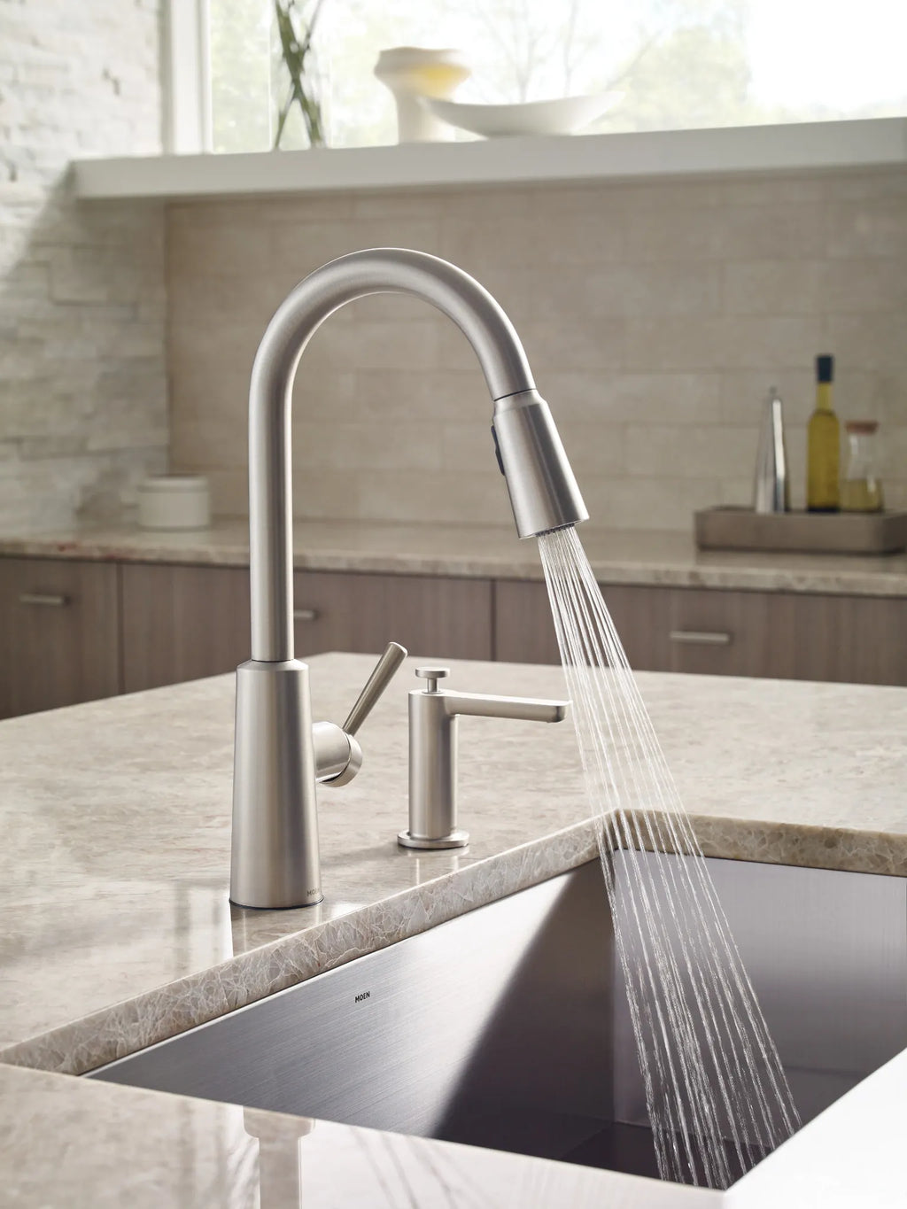 MOEN S3947SRS Modern Soap Dispenser - Spot Resist Stainless