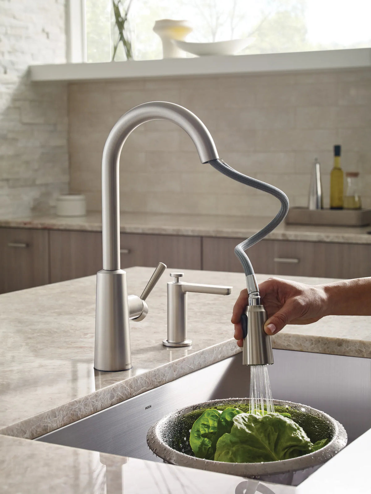 MOEN S3947SRS Modern Soap Dispenser - Spot Resist Stainless