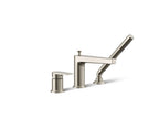 KOHLER K-74032-4-BN Taut Deck-Mount Bath Faucet With Handshower - Vibrant Brushed Nickel