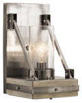 KICHLER 43436CLP Colerne One Light Wall Sconce Classic Pewter