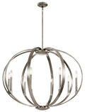 KICHLER 43872CLP Elata Eight Light Pendant Classic Pewter