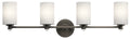 KICHLER 45924OZ Joelson 4 Light Vanity Light Olde Bronze