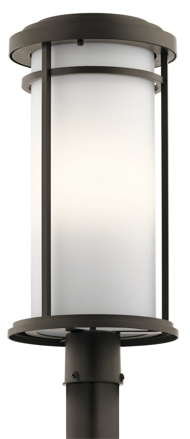 KICHLER 49690OZ Toman 1 Light Post Mount Olde Bronze