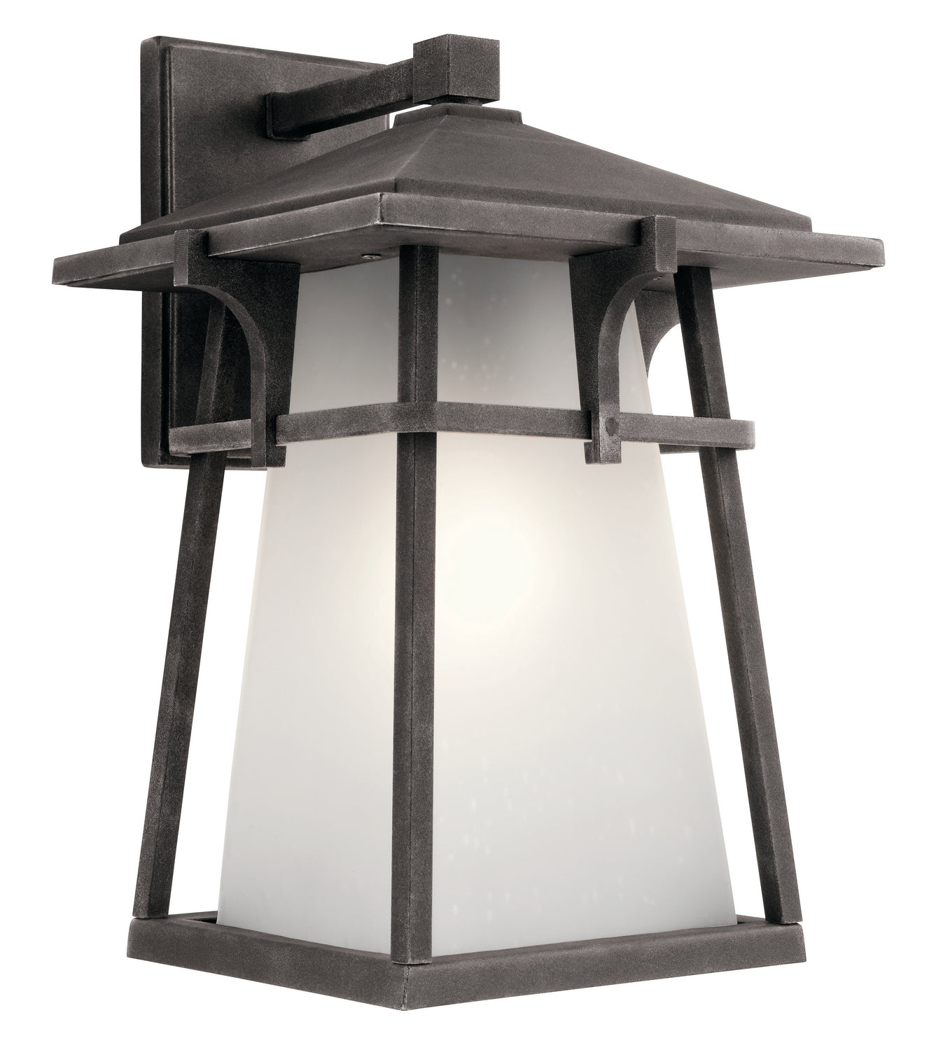 KICHLER 49722WZC Beckett 14.5" 1 Light Wall Light Weathered Zinc