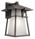 KICHLER 49723WZC Beckett 18" 1 Light Wall Light Weathered Zinc