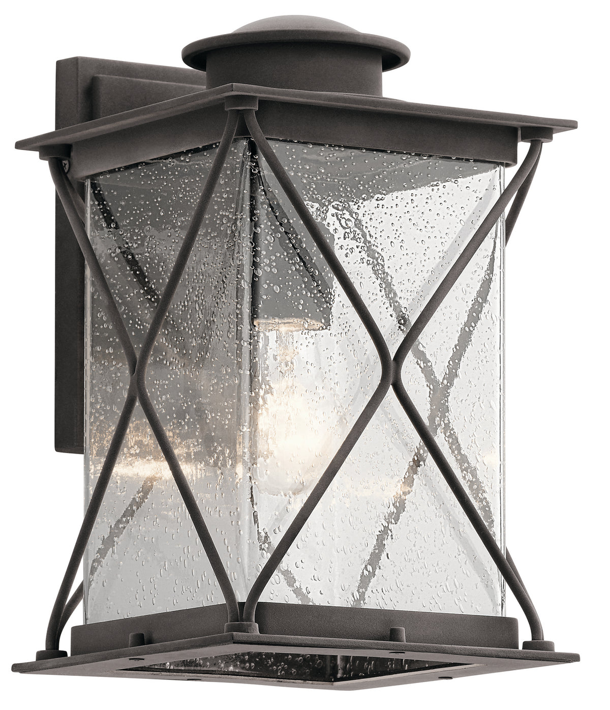 KICHLER 49744WZC Argyle 12.75" 1 Light Wall Light Weathered Zinc