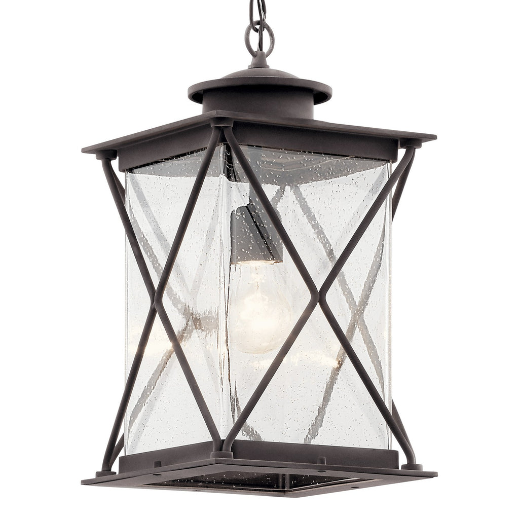 KICHLER 49747WZC Argyle 1 Light Pendant Weathered Zinc