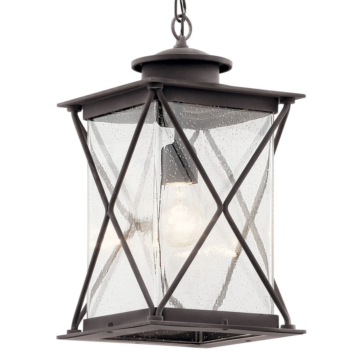 KICHLER 49747WZC Argyle 1 Light Pendant Weathered Zinc