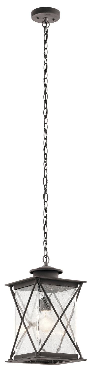 KICHLER 49747WZC Argyle 1 Light Pendant Weathered Zinc
