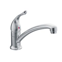 MOEN 7423 Chateau One-Handle Low Arc Kitchen Faucet - Chrome