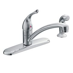 MOEN 7430 Chateau  One-Handle Kitchen Faucet In Chrome