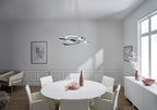 ELAN 83863 Opus 3-Ring LED Pendant Chrome