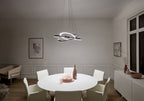 ELAN 83863 Opus 3-Ring LED Pendant Chrome