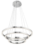 ELAN 83863 Opus 3-Ring LED Pendant Chrome