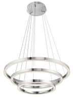 ELAN 83863 Opus 3-Ring LED Pendant Chrome
