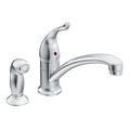 MOEN 7437 Chateau One-Handle Low Arc Kitchen Faucet - Chrome