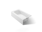 KOHLER K-746-0 Seaforth 54" X 30-1/4" Alcove Bath, Right Drain - White