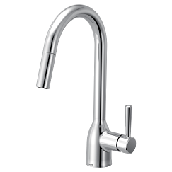 MOEN Chateau Chrome one-handle kitchen faucet - Chrome, 7475