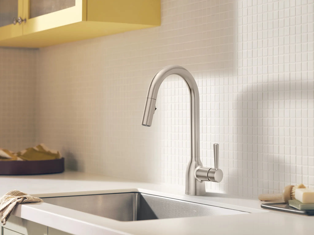 MOEN 7475SRS Chateau One-Handle Kitchen Faucet - Spot Resist Stainless