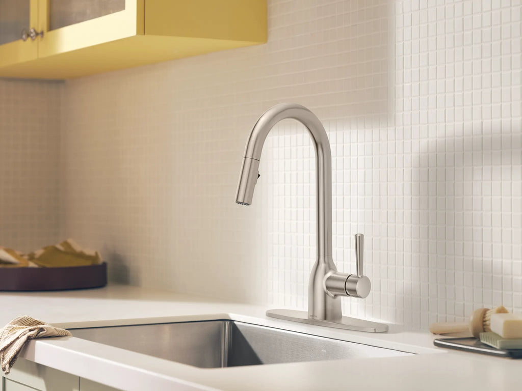 MOEN 7475SRS Chateau One-Handle Kitchen Faucet - Spot Resist Stainless