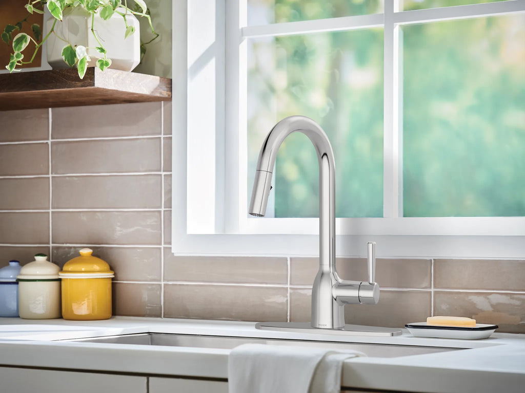 MOEN 7475 Chateau One-Handle Kitchen Faucet - Chrome