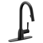 MOEN 7475BL Chateau One-Handle Kitchen Faucet - Matte Black