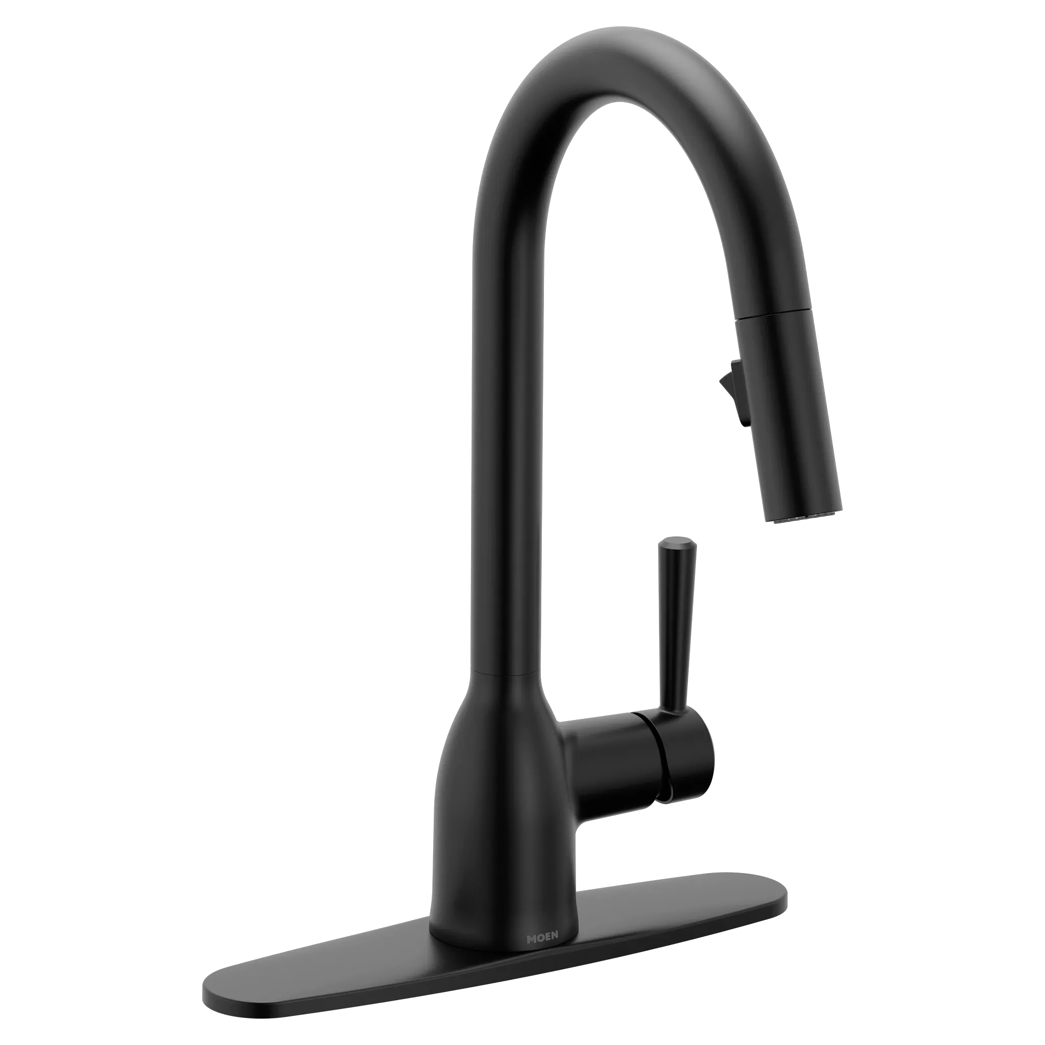 MOEN 7475BL Chateau One-Handle Kitchen Faucet - Matte Black