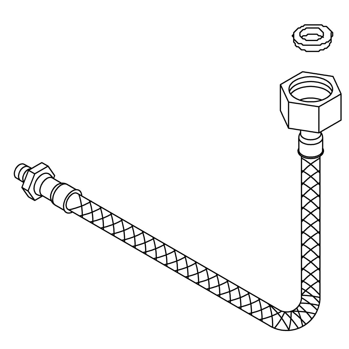 KOHLER Hose, Braided W/Washer, K-74790