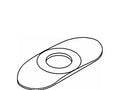 KOHLER Escutcheon, Small - Vibrant Brushed Moderne Brass, K-75017-2MB