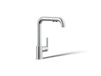 KOHLER K-7505-CP Purist Pull-Out Kitchen Sink Faucet With Three-Function Sprayhead - Polished Chrome
