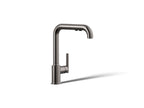KOHLER K-7505-TT Purist Pull-Out Kitchen Sink Faucet With Three-Function Sprayhead - Vibrant Titanium