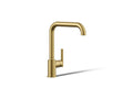 KOHLER K-7507-2MB Purist Single-Handle Kitchen Sink Faucet - Vibrant Brushed Moderne Brass