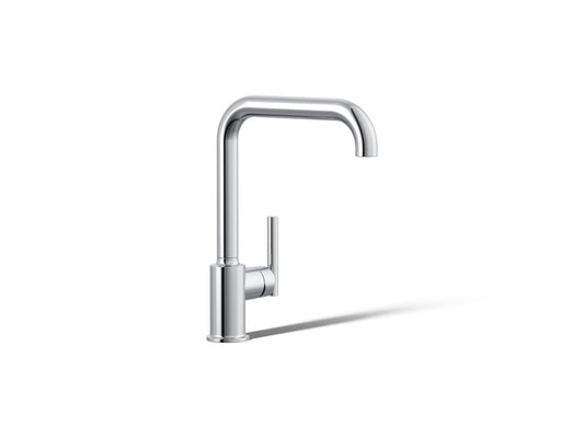 KOHLER K-7507-CP Purist Single-handle kitchen sink faucet - Polished Chrome