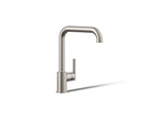 KOHLER K-7507-VS Purist Single-Handle Kitchen Sink Faucet - Vibrant Stainless