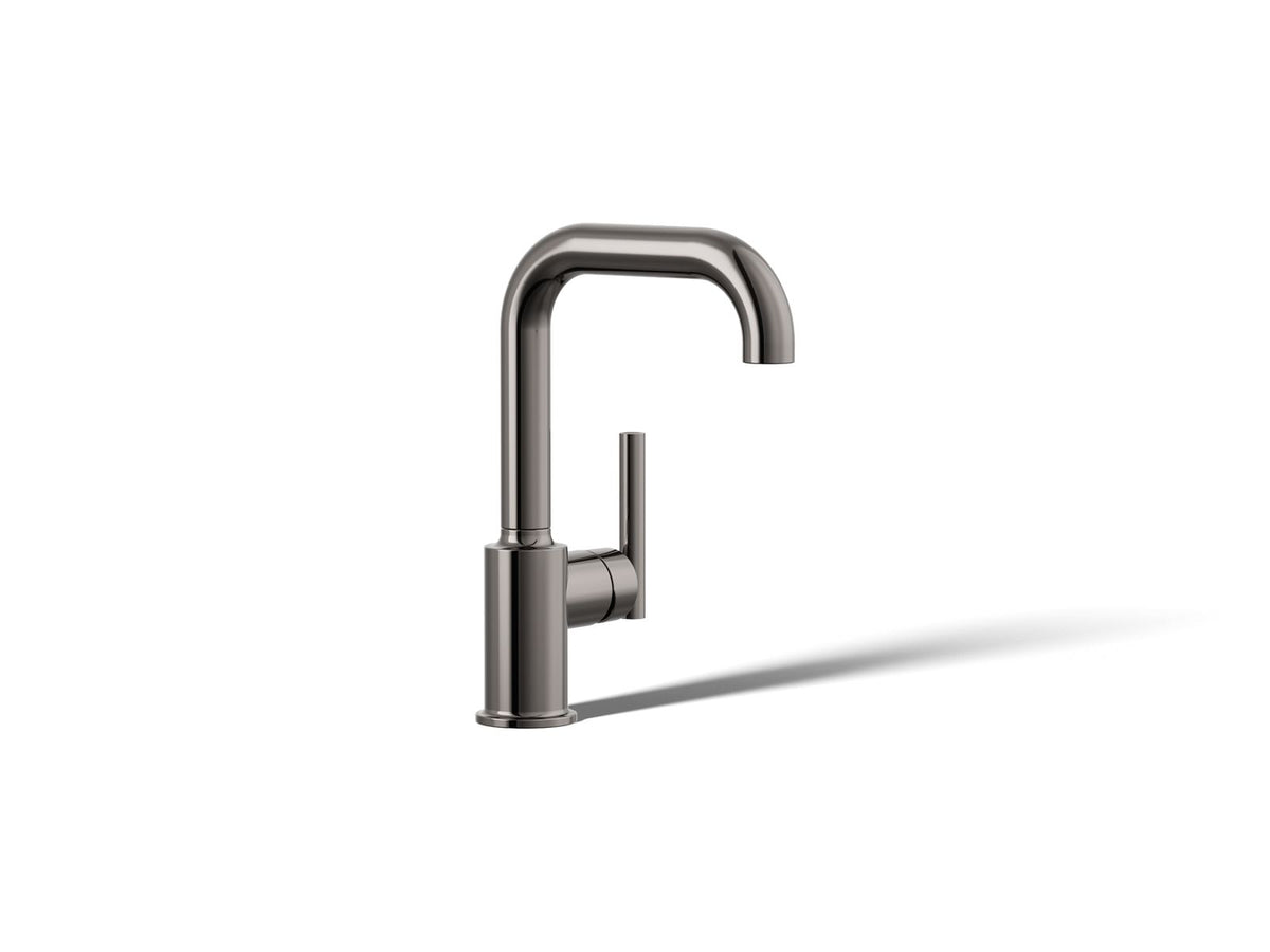 KOHLER K-7509-TT Purist Single-Handle Bar Sink Faucet - Vibrant Titanium