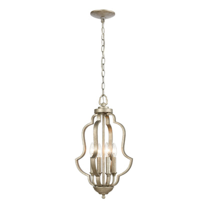 ELK SHOWROOM 75104/4 Lanesboro 12'' Wide 4-Light Pendant - Dusted Silver