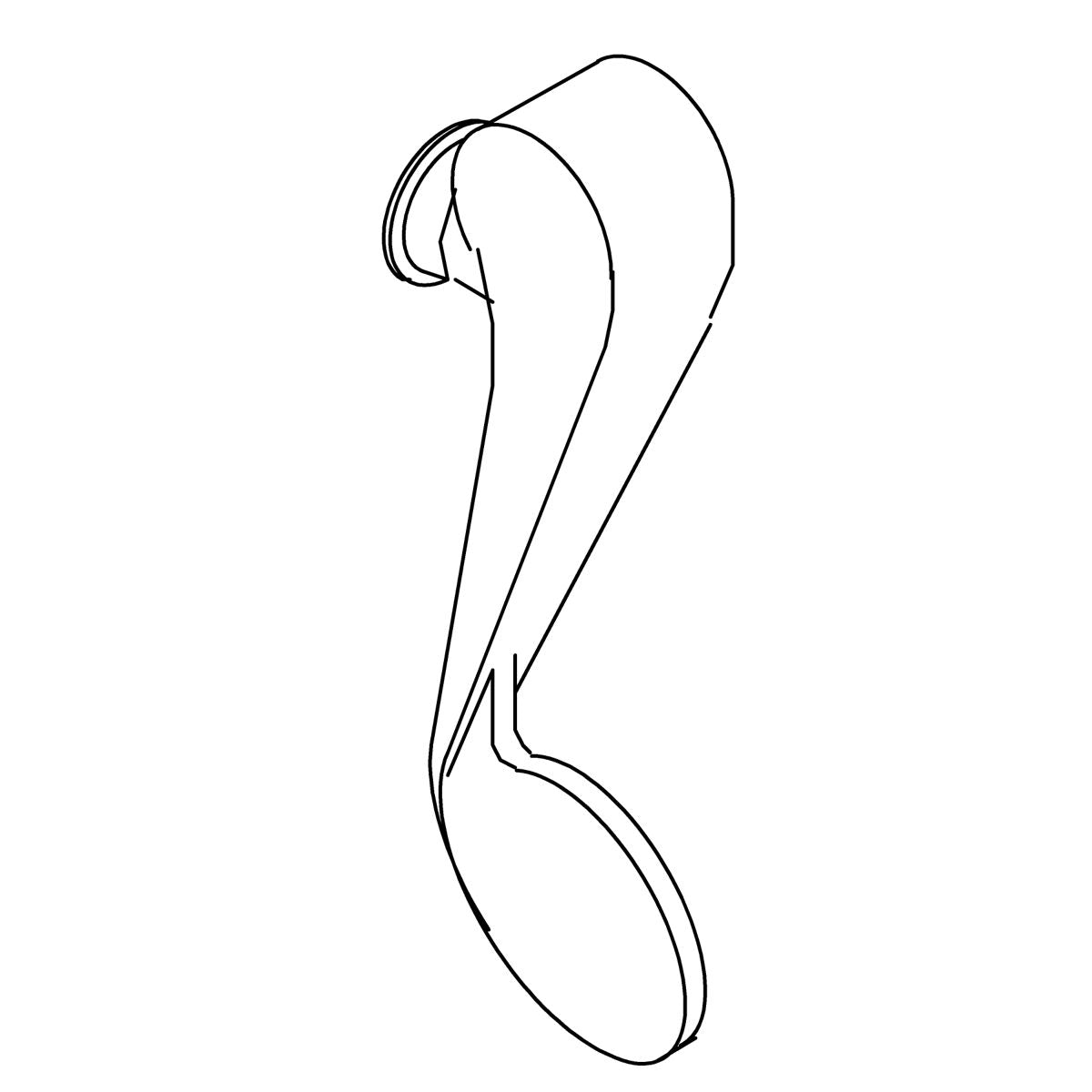 KOHLER Handle, Lever - Brushed Chrome, K-75143-G