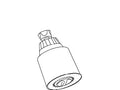 KOHLER Showerhead Assembly - Polished Chrome, K-75305-CP