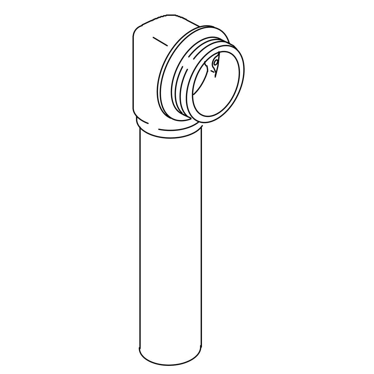 KOHLER Overflow Ell & Tube Assembly - Oil-Rubbed Bronze, K-75379-2BZ