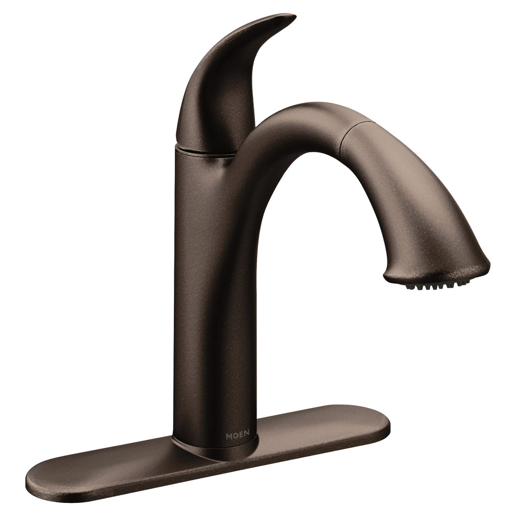 MOEN 7545ORB Camerist One-Handle Pullout Kitchen Faucet - Oil Rubbed Bronze