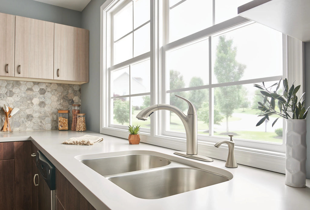 MOEN 7545C Camerist One-Handle Pullout Kitchen Faucet - Chrome