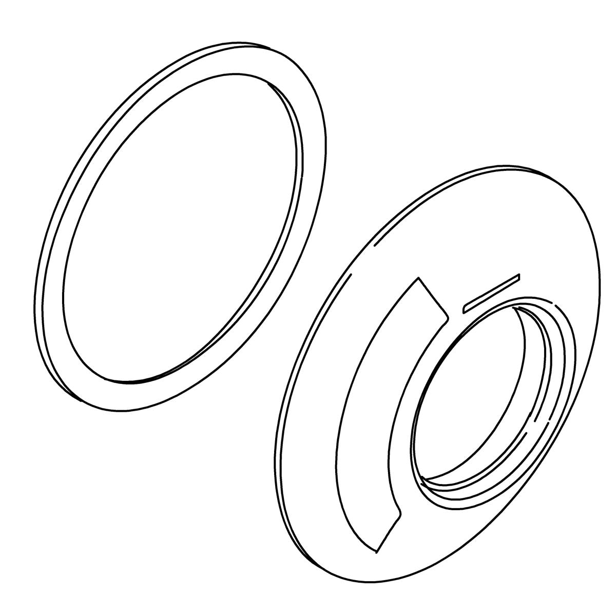 KOHLER Escutcheon Sa - Biscuit, K-75460-96