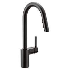 MOEN 75651BL Align Matte black one-handle pulldown kitchen faucet