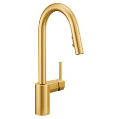 MOEN 7565BG Align One-Handle High Arc Pulldown Kitchen Faucet - Brushed Gold